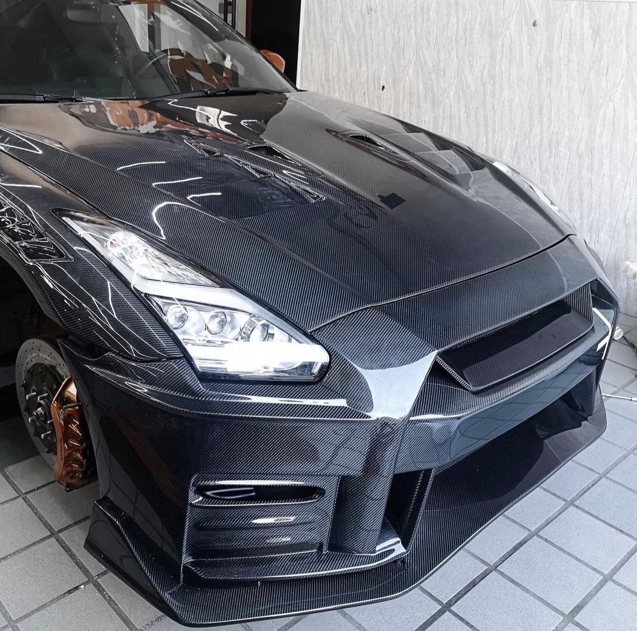 2008-2021 Nissan GT-R R35 - NSM Style Front Bumper