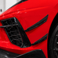 Chevrolet Corvette C7 Carbon Fiber Front Bumper Canards (4-Piece Set)