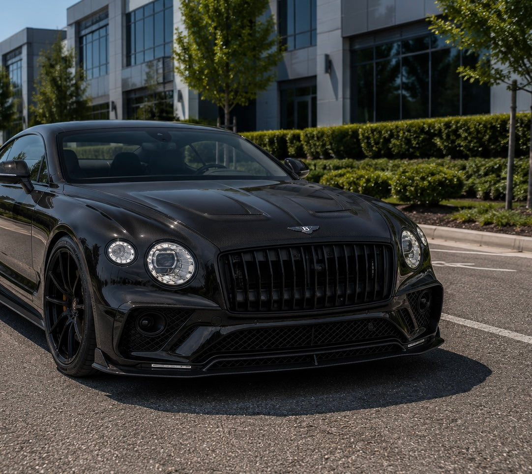 MSY-Style Carbon Fiber Vented Hood - Bentley Continental GT (2019–2025)