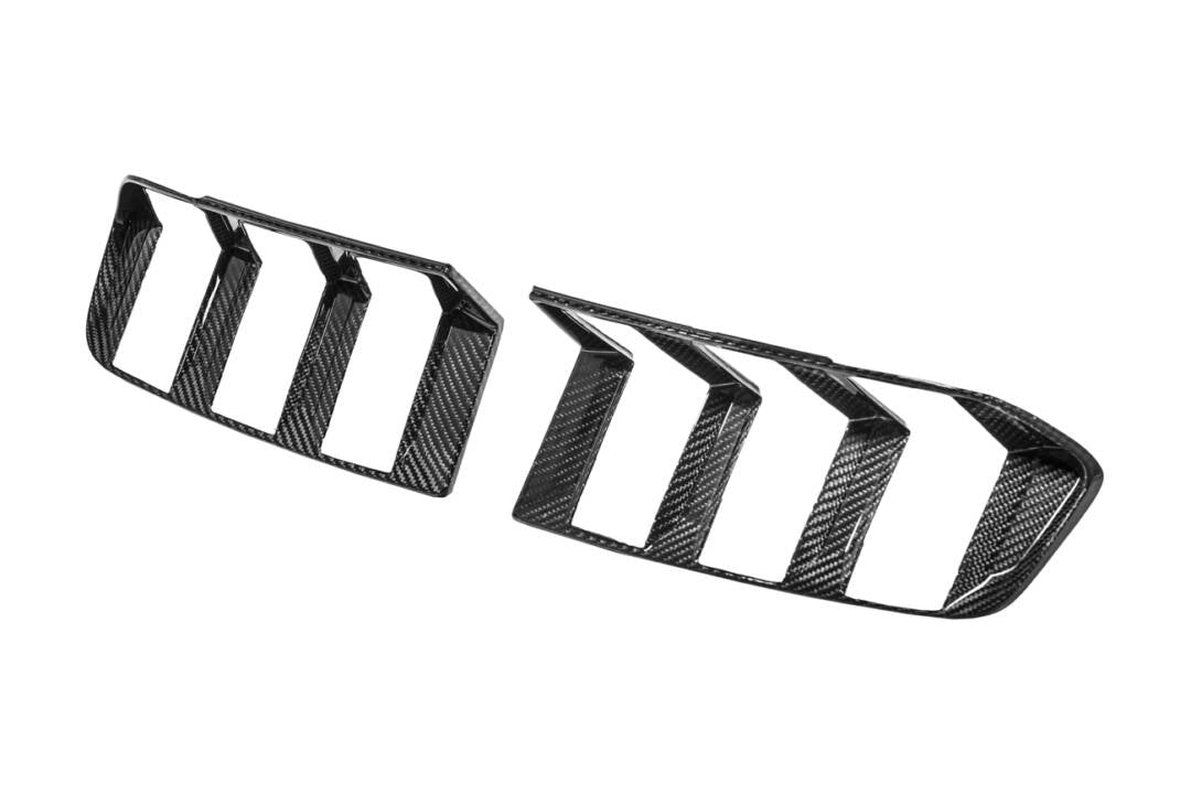 Carbon Fiber Rear Taillight Cover Trim - Ford Mustang (2024+) - Exotics Carbon Design