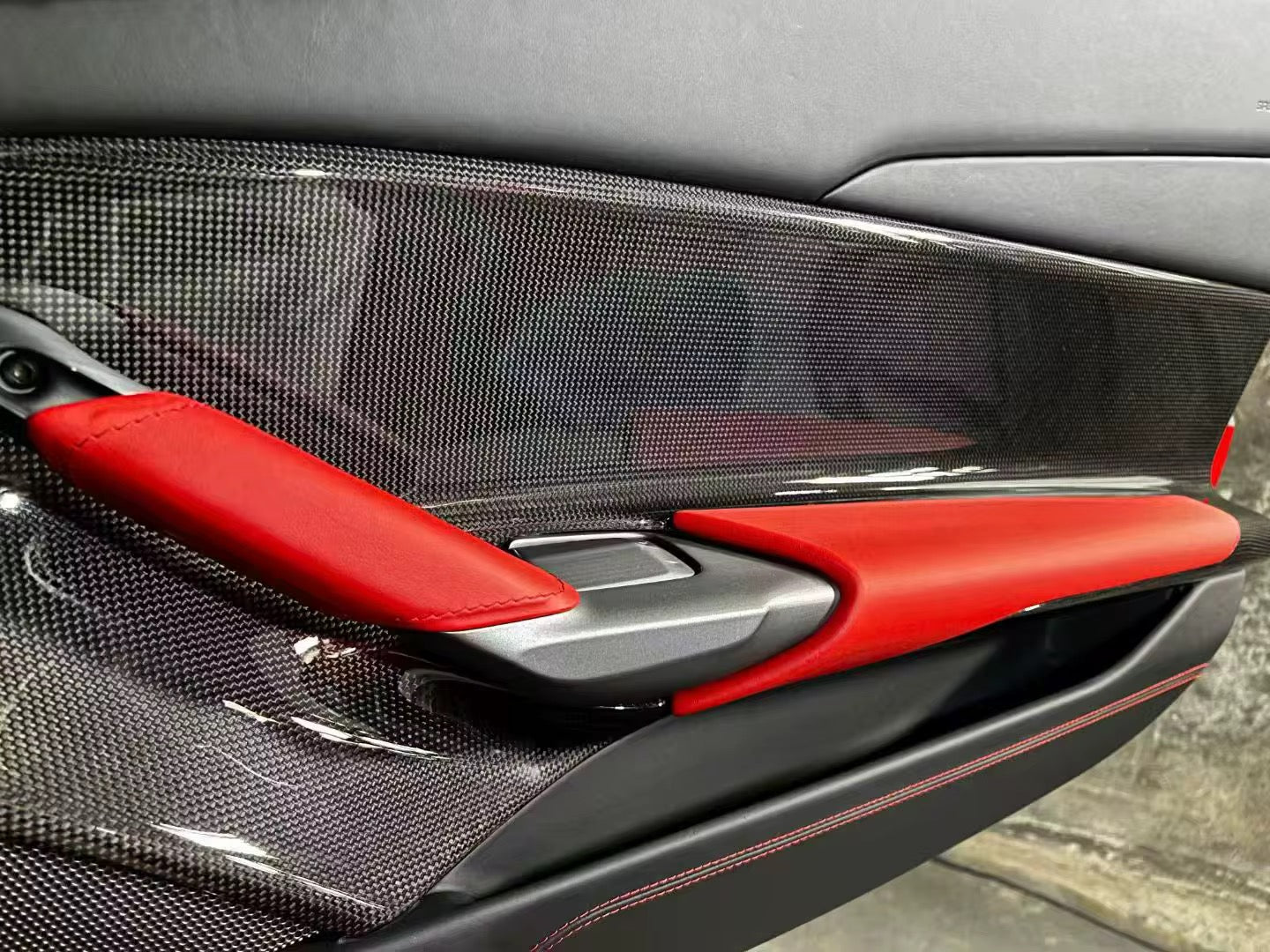 Ferrari 488 Carbon Fiber Door Panels