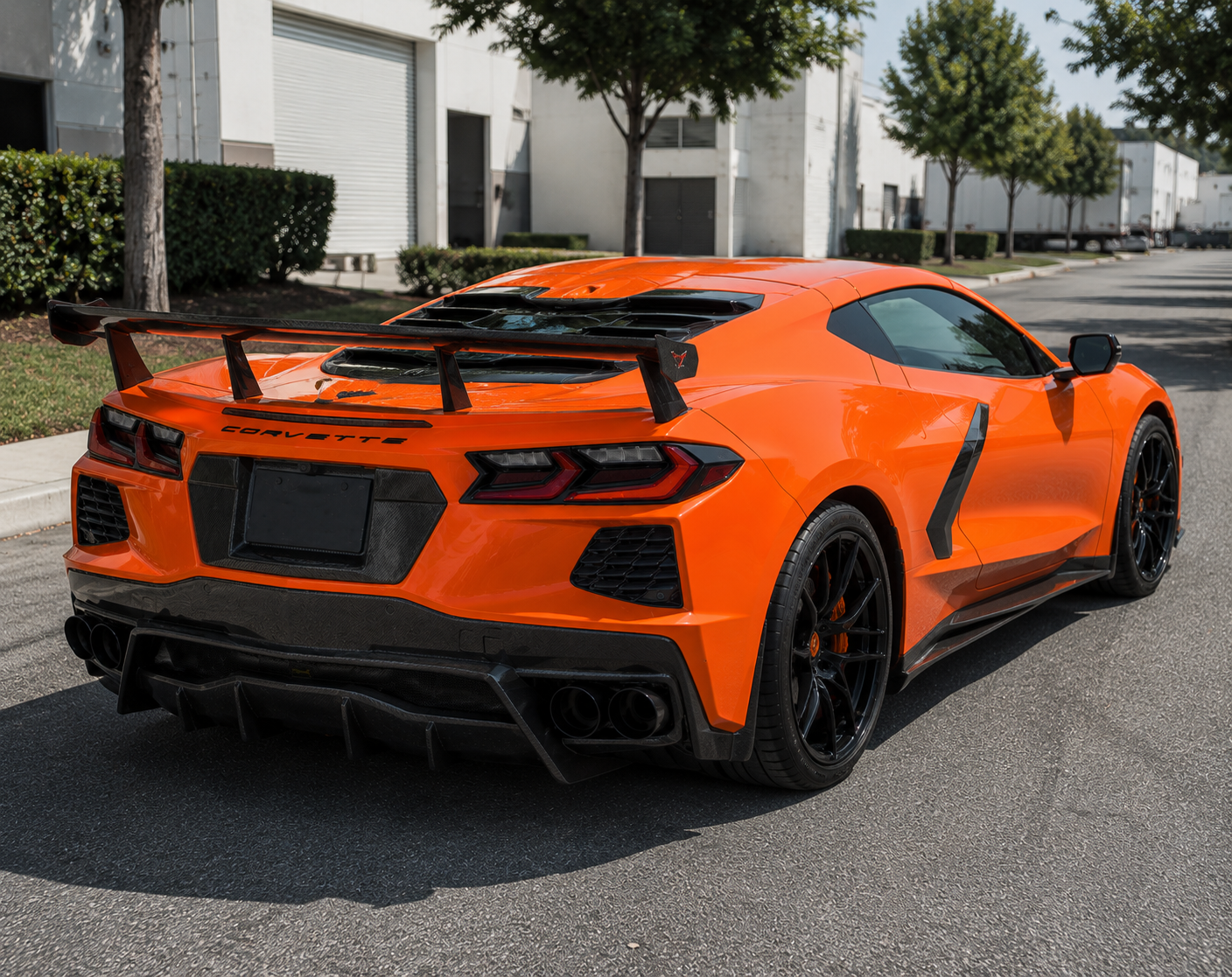 Exotic Design Corvette C8 - Carbon Fiber Rear Diffuser