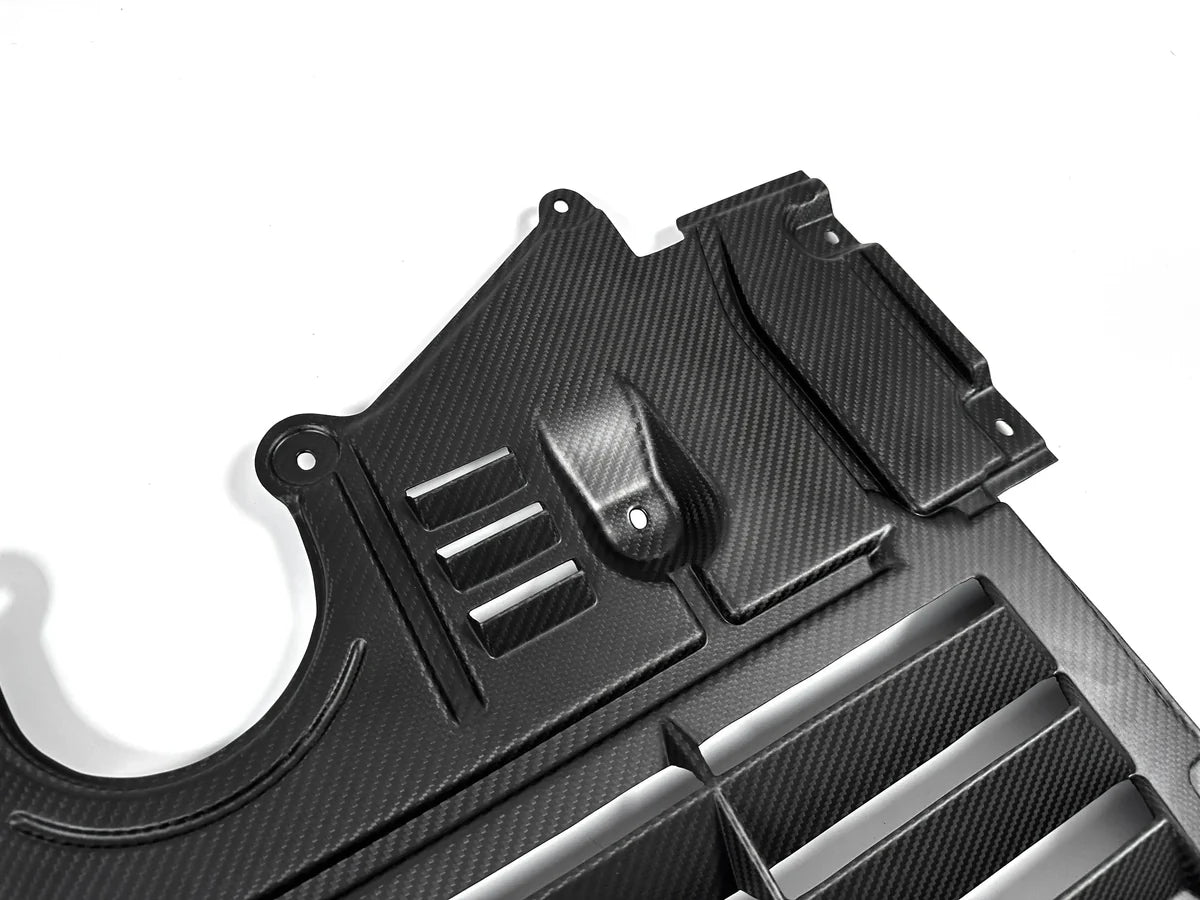 BMW G80 M3 / G82 M4 APR Style Carbon Fiber Lower Oil Cooler Guard
