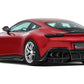 Ferrari Roma V Style Carbon Fiber Rear Diffuser