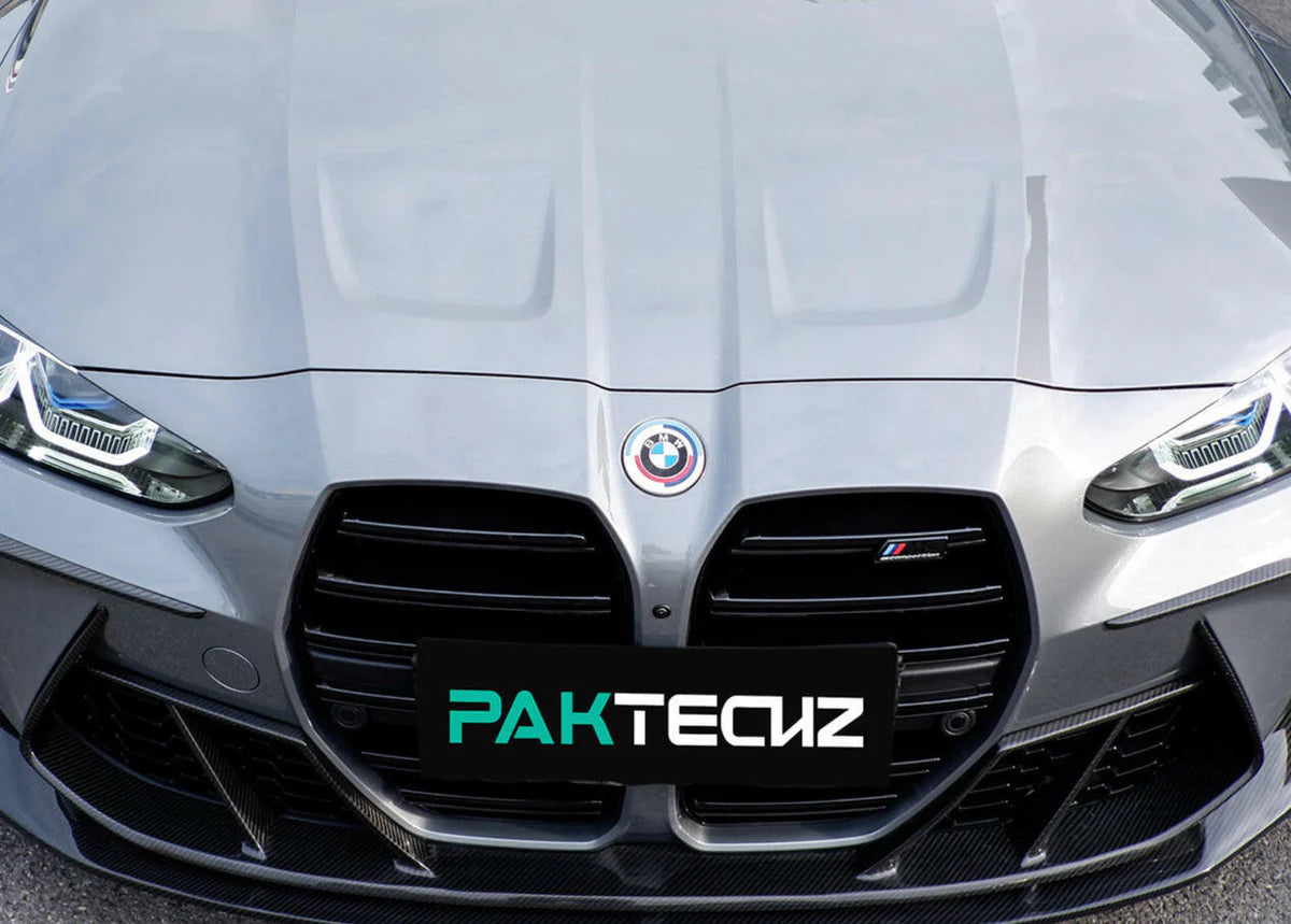 PAKTECHZ CARBON FIBER FRONT BUMPER TRIM - BMW G80 M3 | G82 M4 - Exotics Carbon Design