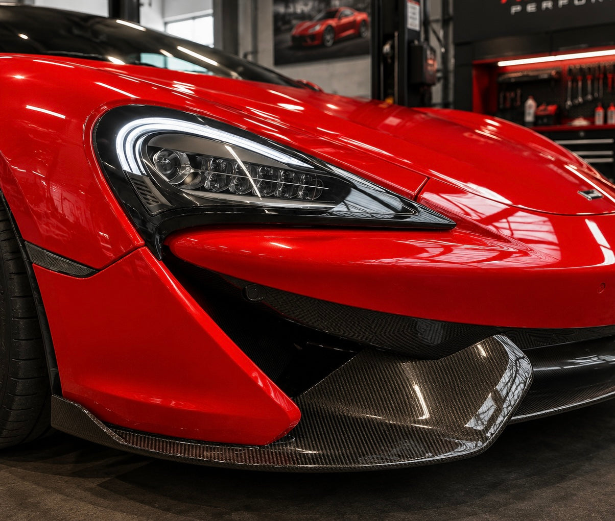 McLaren 540C / 570S - Carbon Fiber Front Diffuser Fins