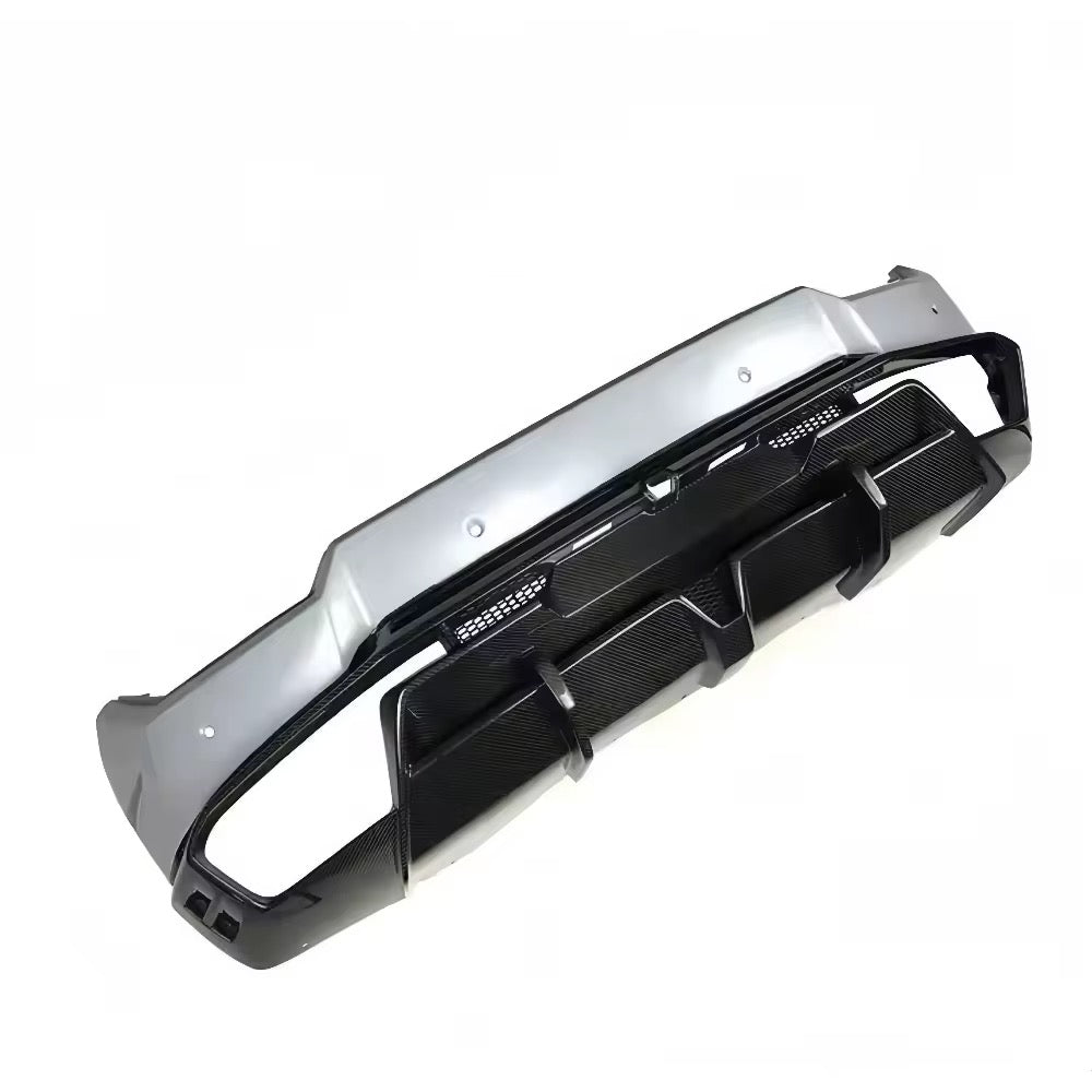 Lamborghini Huracan GT4 Style Rear Bumper with Carbon Fiber Rear Diffuser