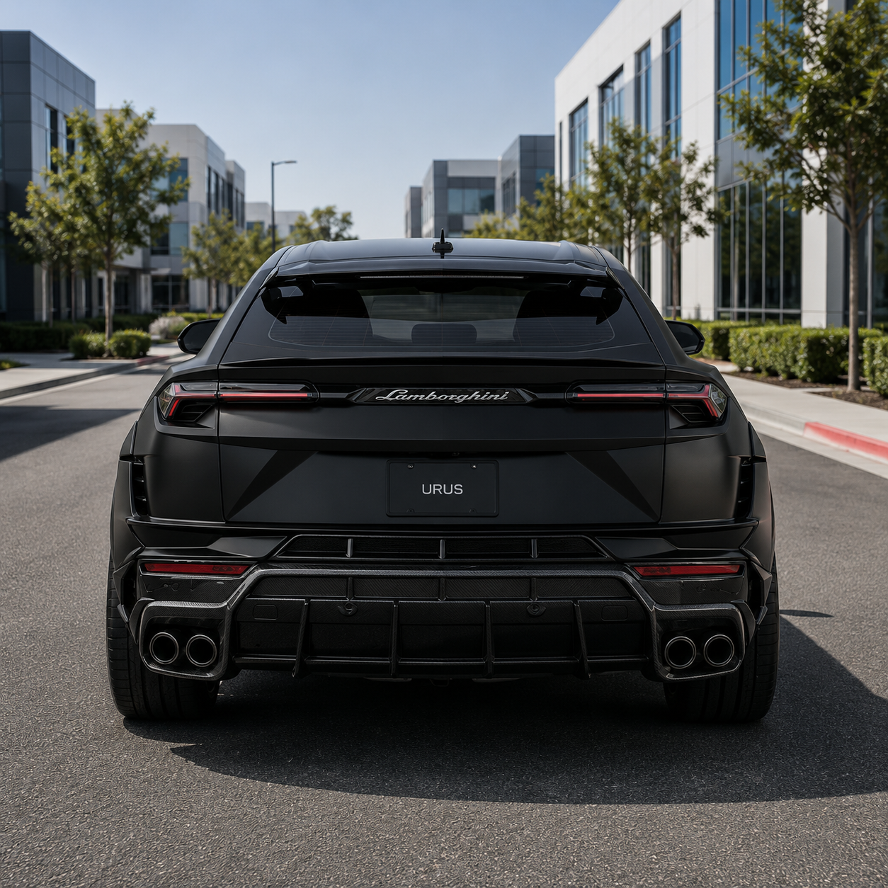 Lamborghini Urus - Carbon Fiber Rear Diffuser