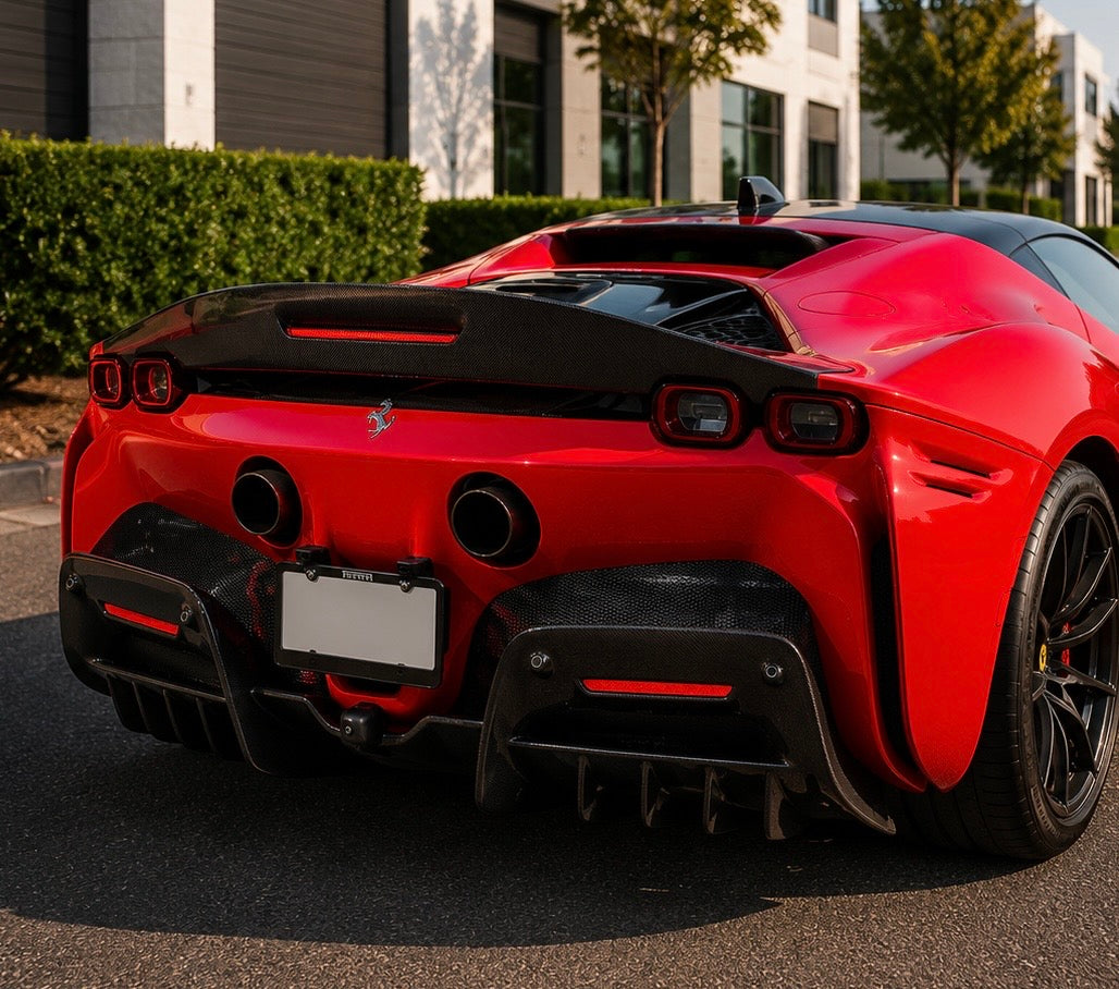 Ferrari SF90 - Carbon Fiber Rear Trunk Spoiler