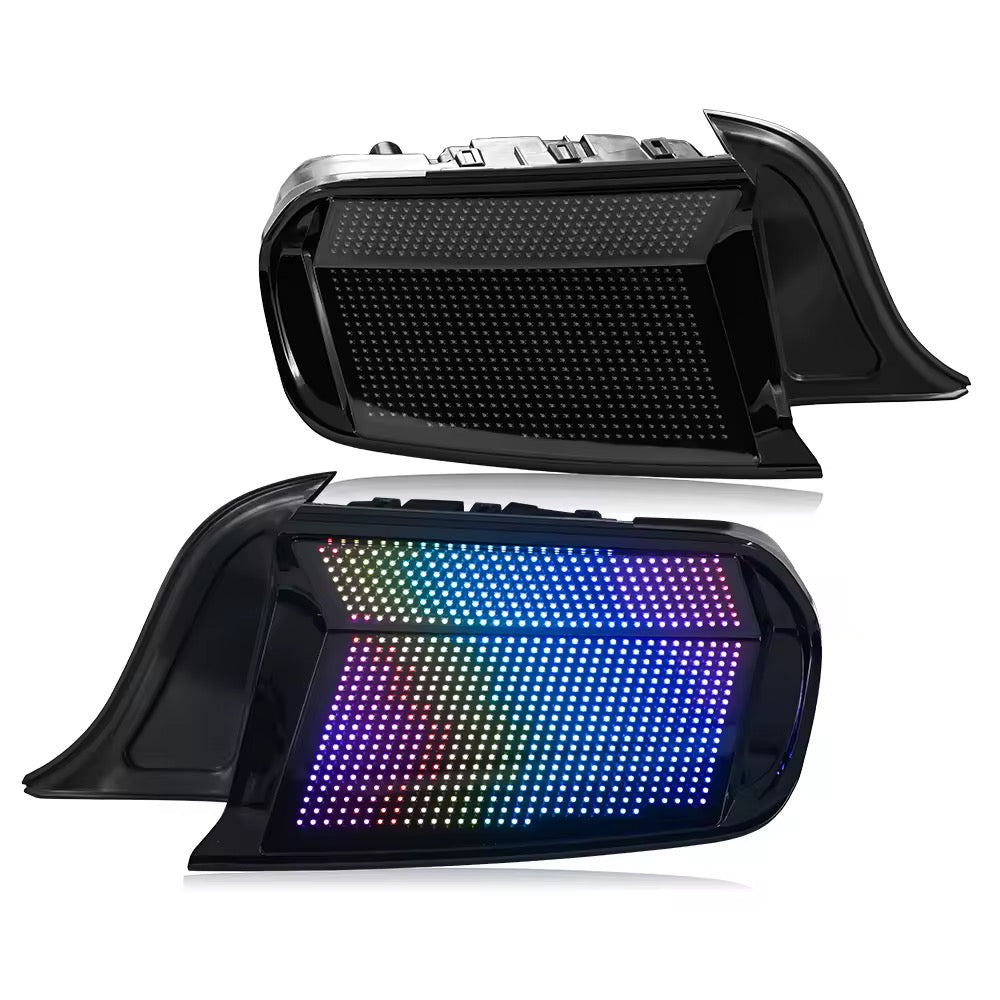 Sequential LED Animation Rear Taillights Replacement - Ford Mustang (2015–2023) - Exotics Carbon Design