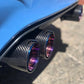 BMW G80 M3 / G82 M4 Carbon Fiber Burnt Titanium Exhaust Tips