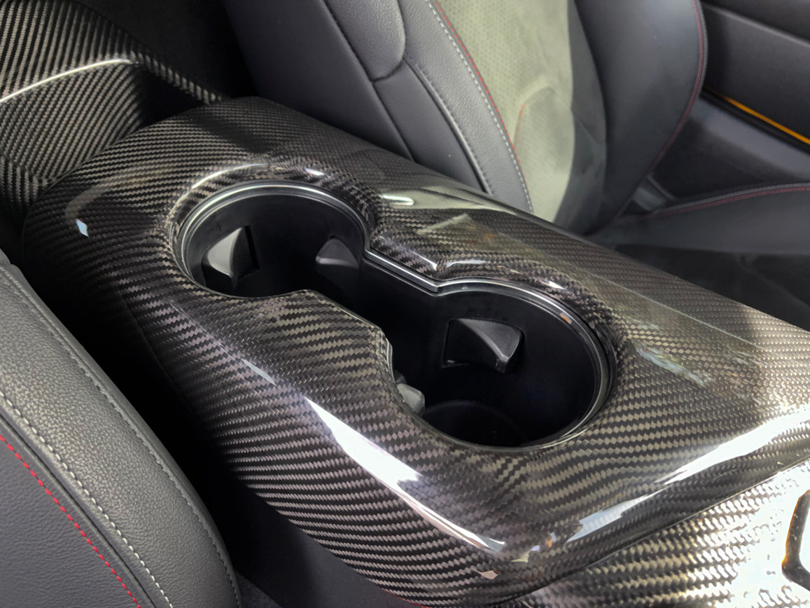 Carbon Fiber Armrest Center Console - Toyota GR Supra A90 (2020–2022) - Exotics Carbon Design