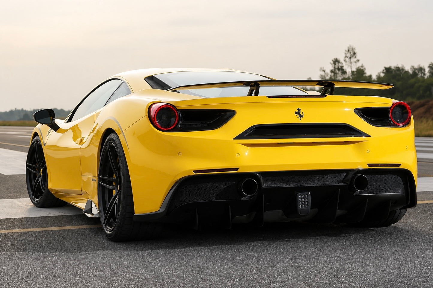 Ferrari 488 GTB - Track Inspired Carbon Fiber Rear Wing