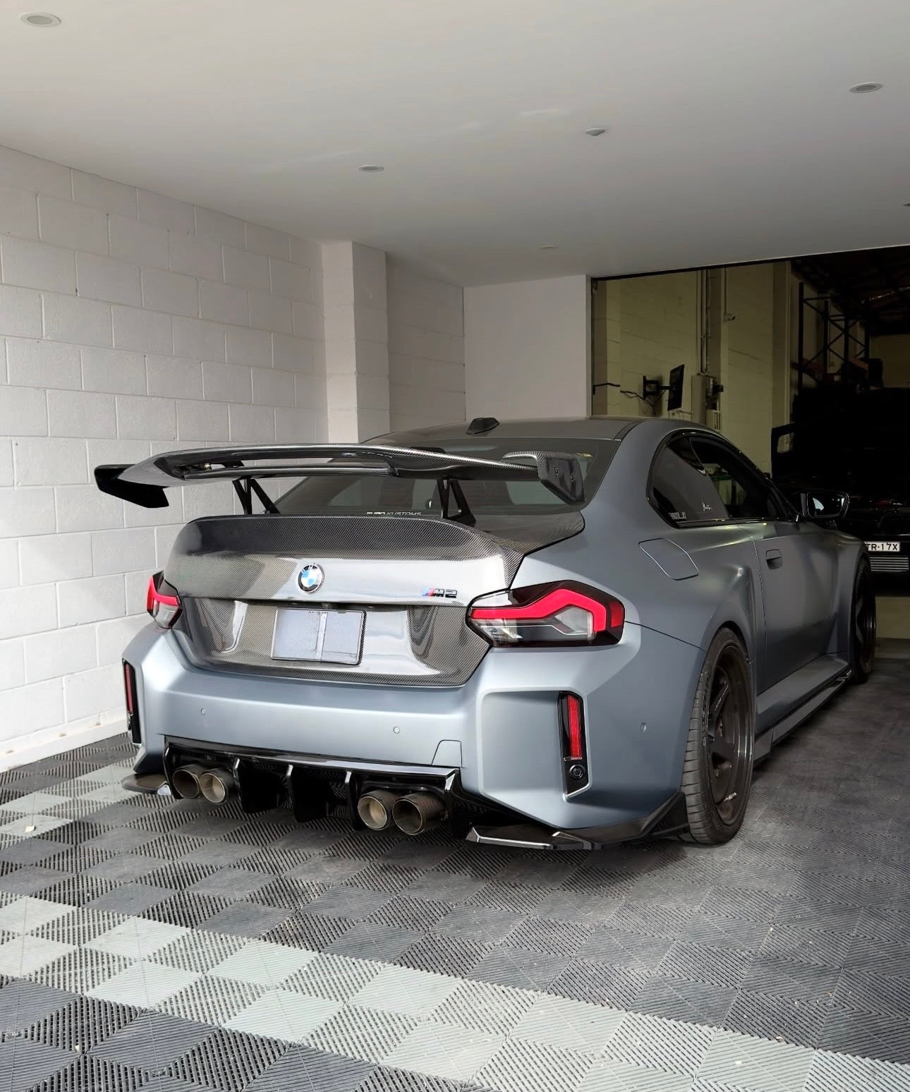 BMW G87 M2 AD Style Carbon Fiber Rear Wing