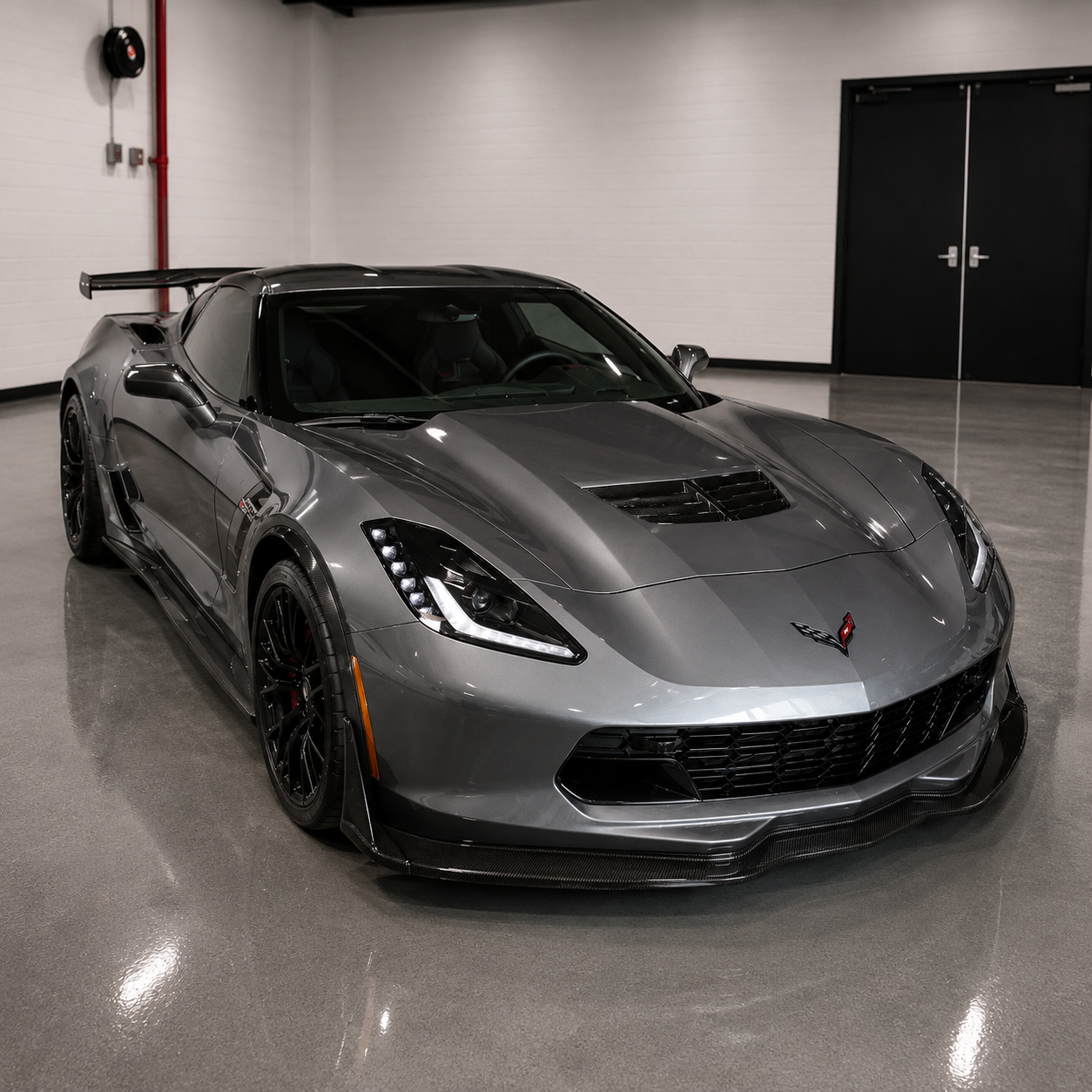 Chevrolet Corvette C7 Carbon Fiber Front Air Dam Lip