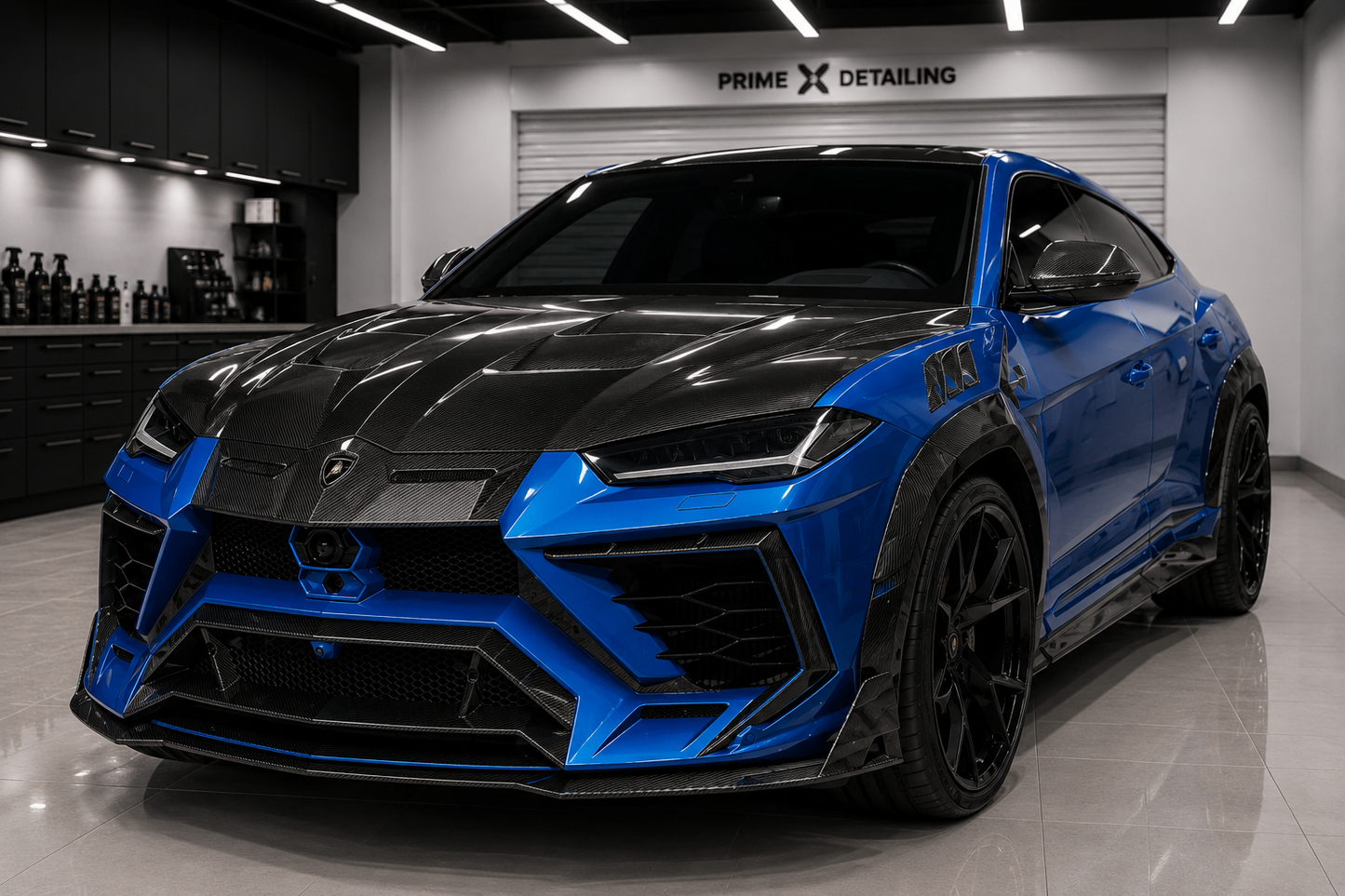 Lamborghini Urus - MSY Style Carbon Fiber Front Vented Hood
