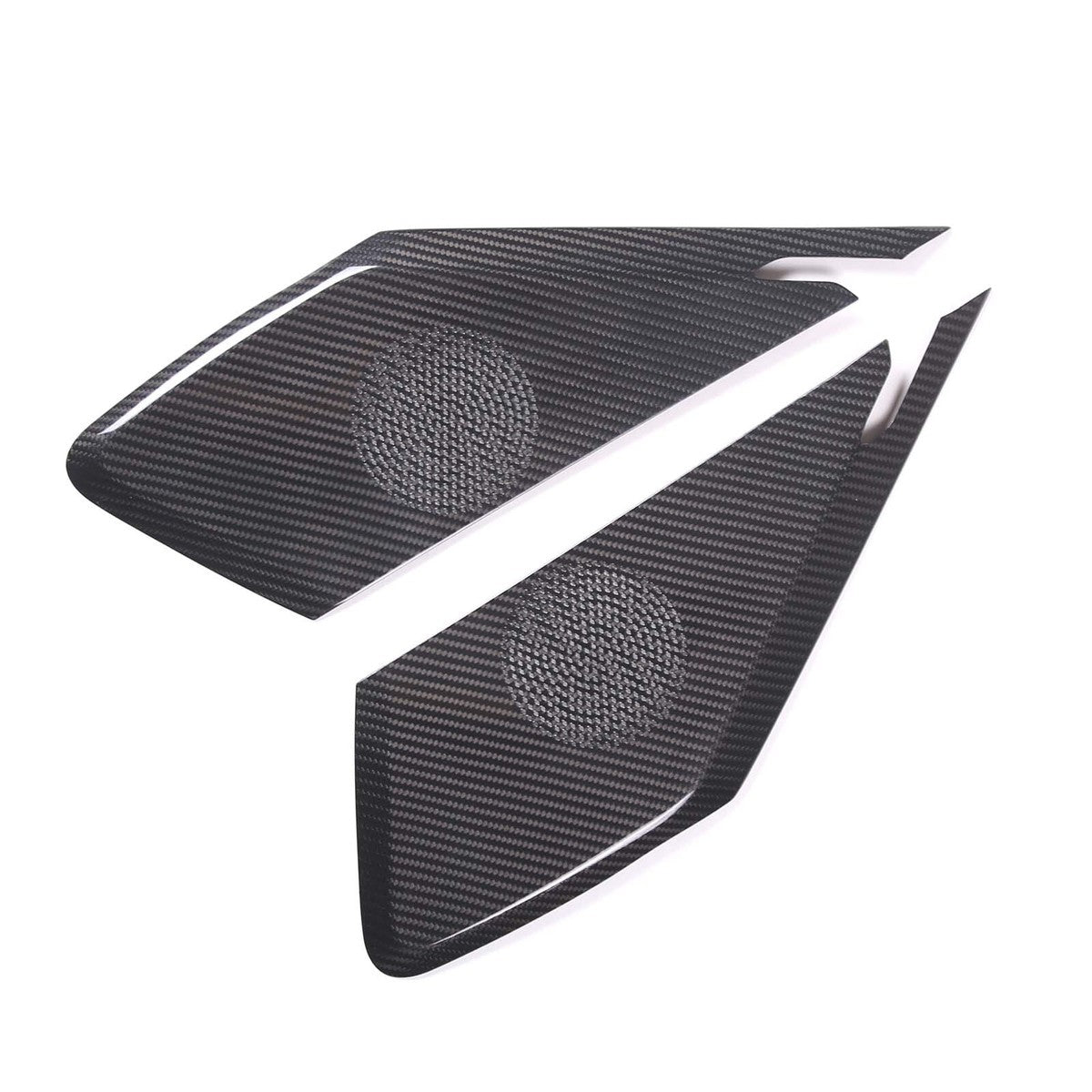 Chevrolet Corvette C8 Carbon Fiber Door Speaker Trim Covers (2020–2026