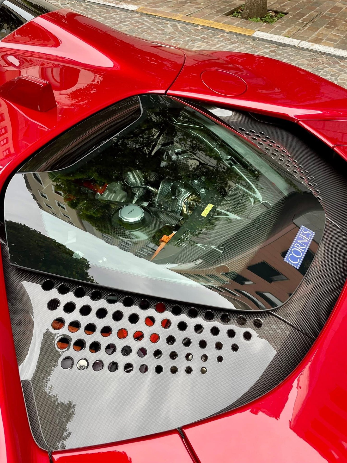 Ferrari SF90 Carbon Fiber Engine Cover