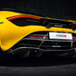 McLaren 720S Carbon Fiber Rear Bumper Insert Trim
