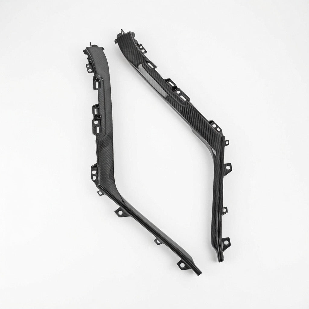 Lamborghini Huracan Carbon Fiber Center Console Side Trim Strips