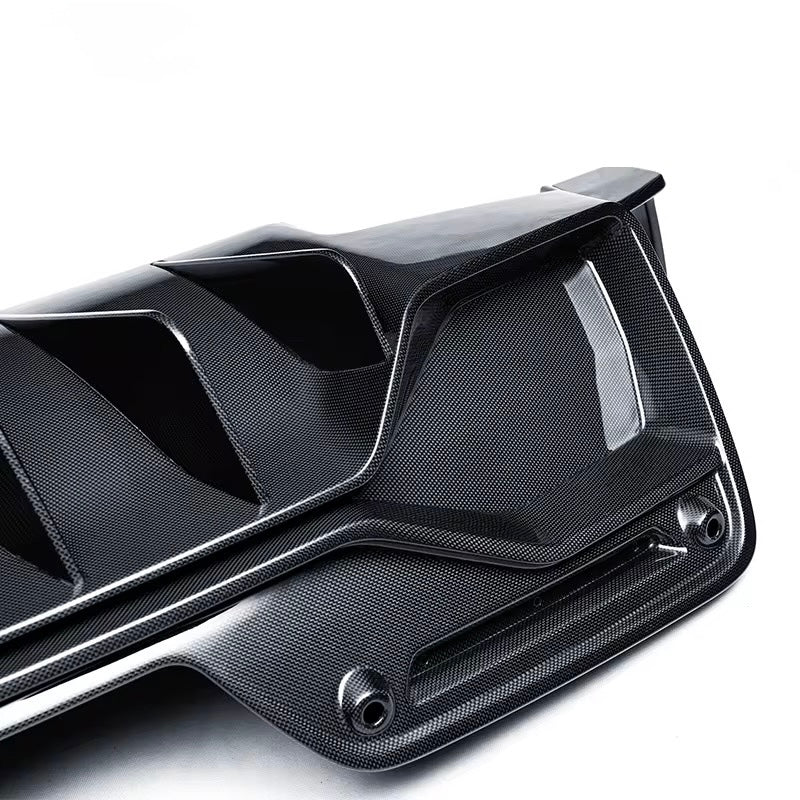 Ferrari 296 GTB ED Style Carbon Fiber Rear Diffuser