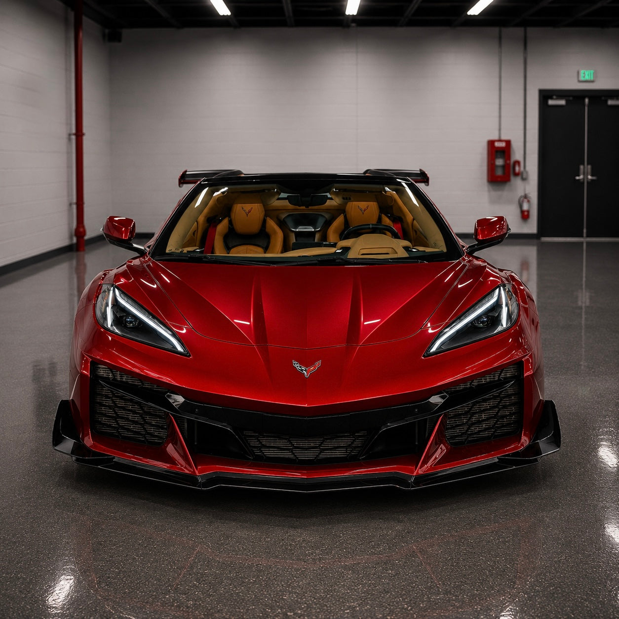 Corvette C8 Z06/E-Ray - ZR1 ZTK Style Carbon Fiber Aero Kit