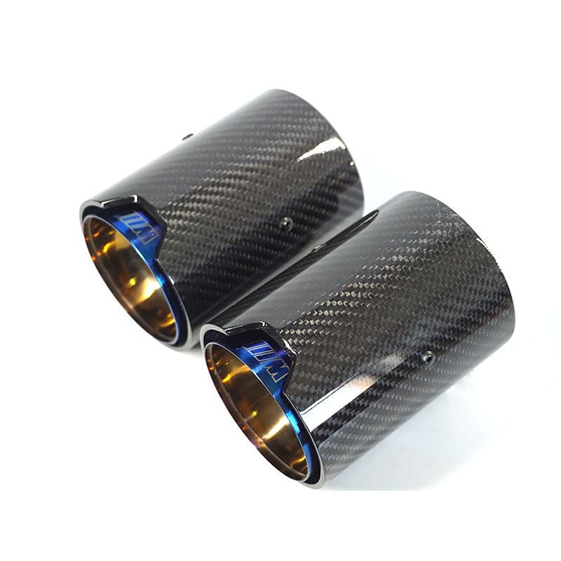 BMW G80 M3 / G82 M4 Carbon Fiber Burnt Titanium Exhaust Tips