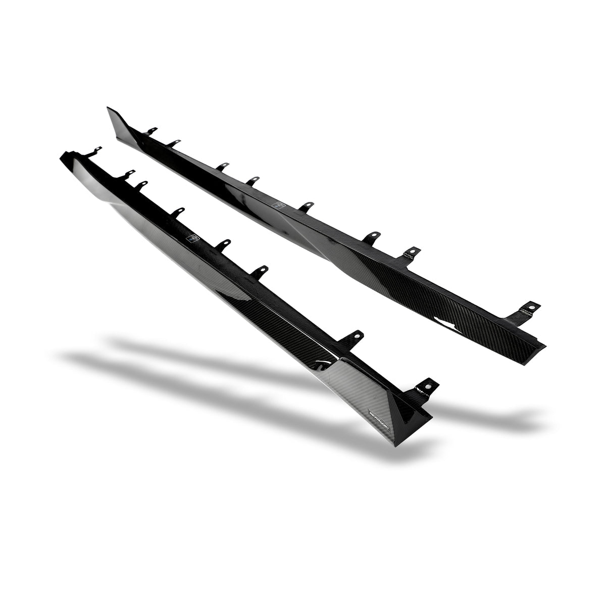 2024+ Ford Mustang - JC Style Carbon Fiber Side Skirts