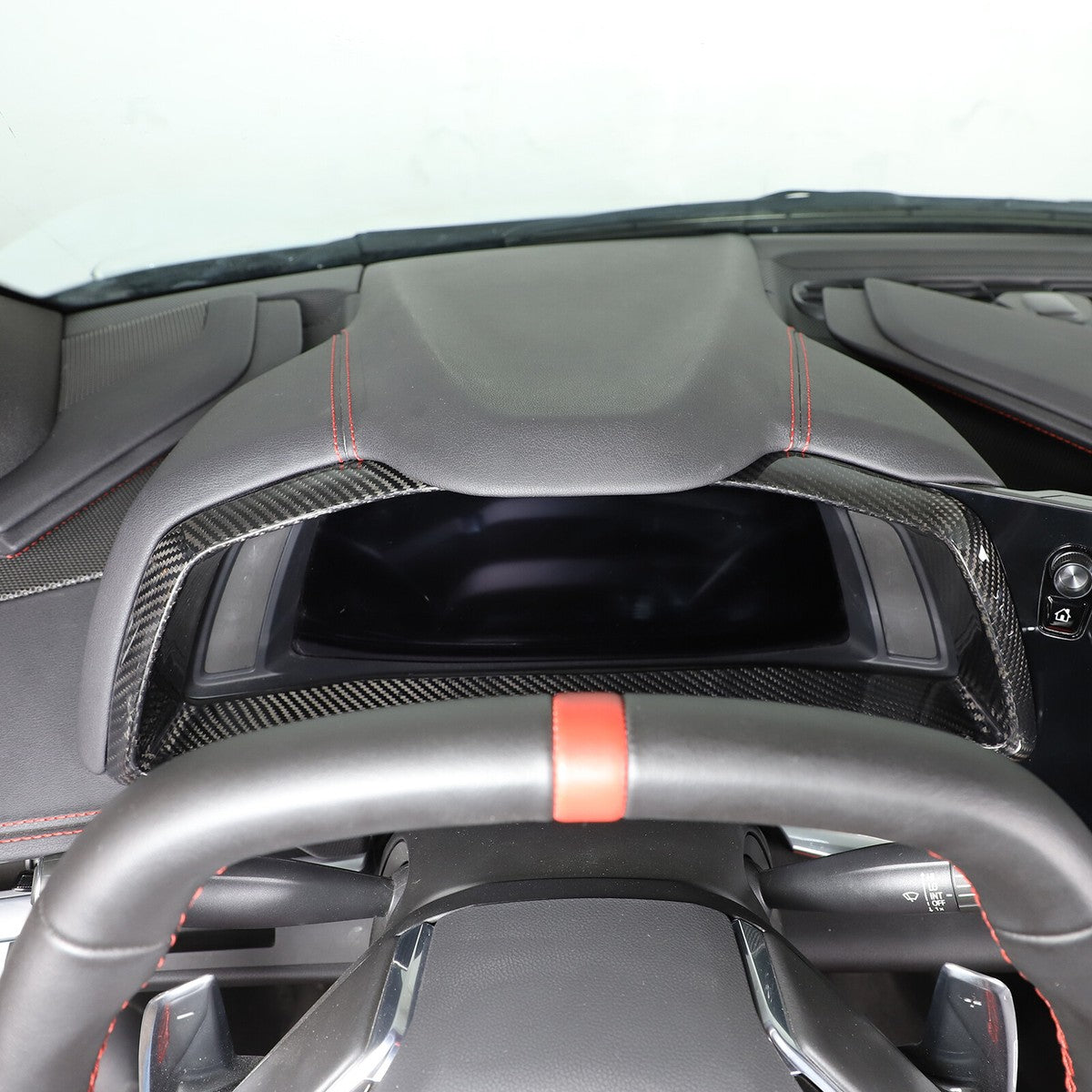 Chevrolet Corvette C8 Carbon Fiber Gauge Cluster Trim Cover