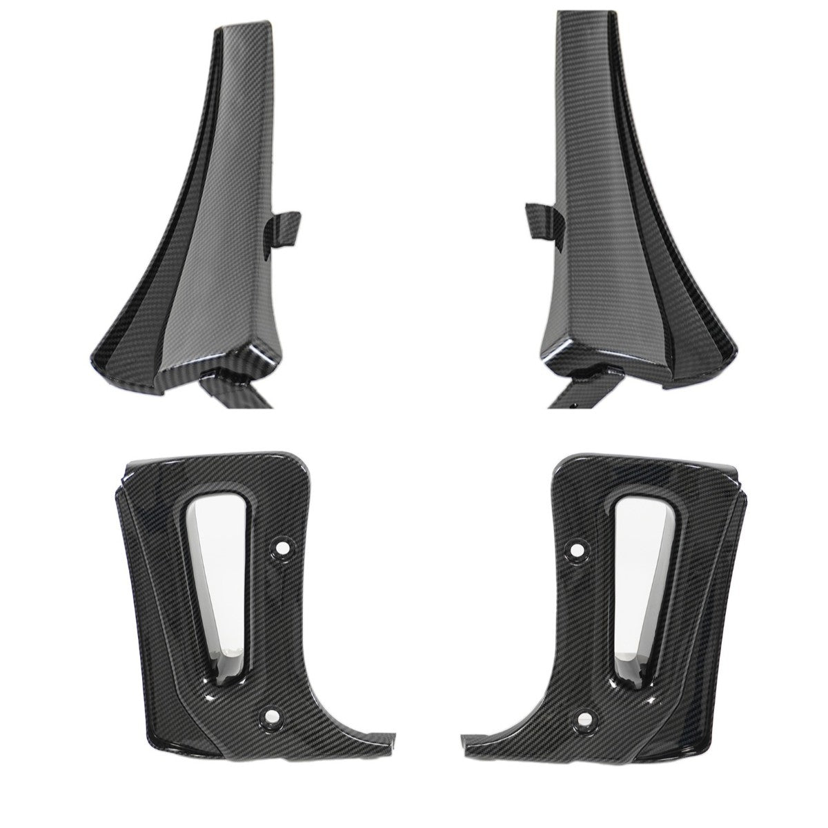 Chevrolet Corvette C8 Z06 & E-Ray - Carbon Fiber Extended Splash Guards (2023–2026)