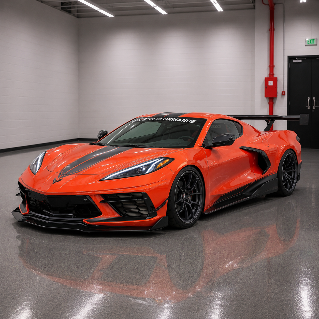Chevrolet Corvette C8 - APR-Style Carbon Fiber Rear Wing