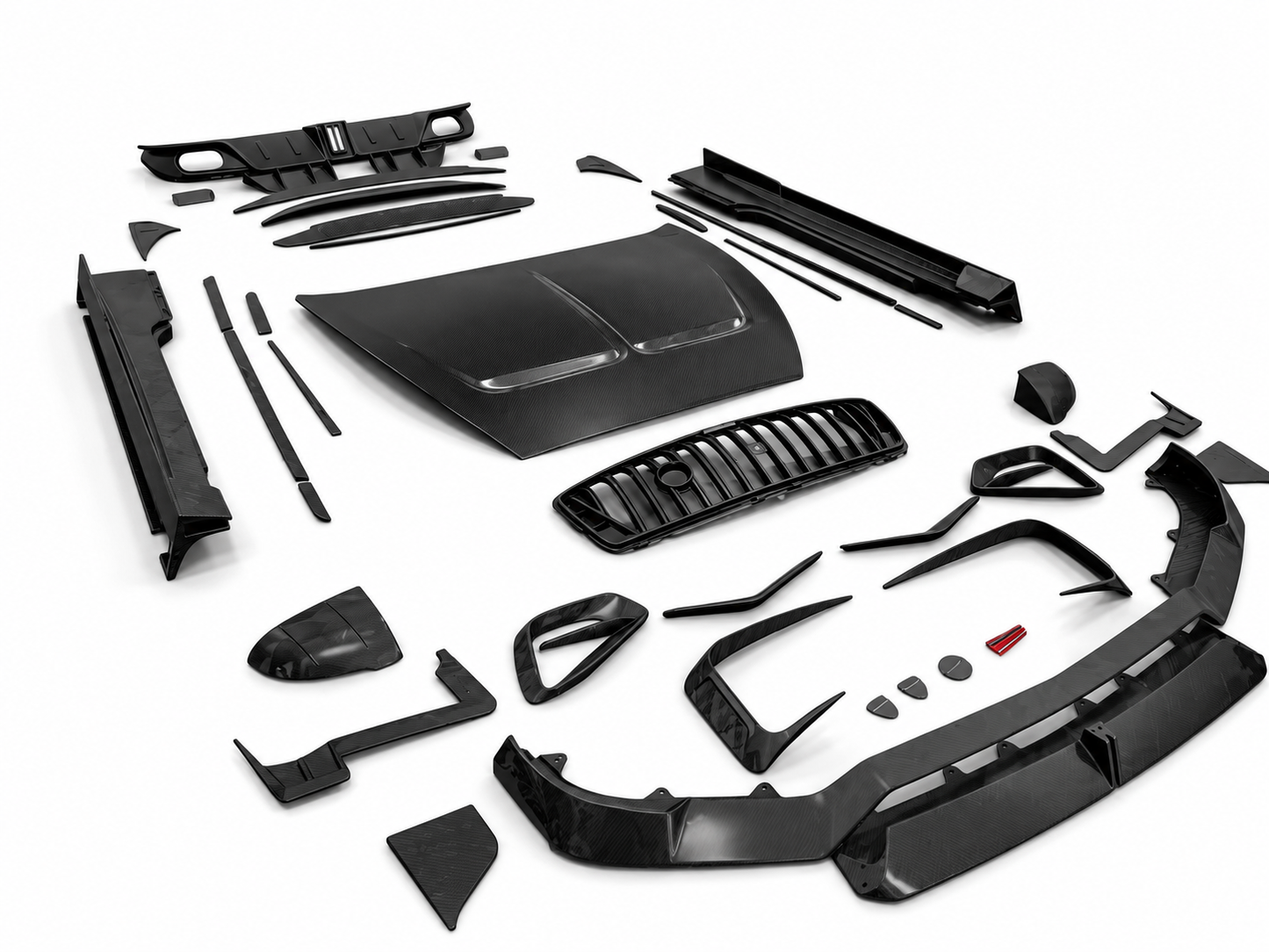 2025+ Bentley Continental GTS Full Carbon Fiber Body Kit