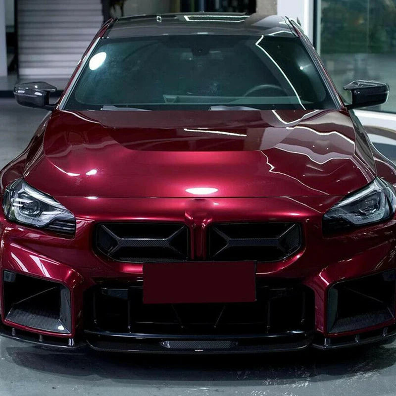 EXOTIC DESIGN STYLE V2 CARBON FIBER GRILL - BMW G87 M2 - Exotics Carbon Design