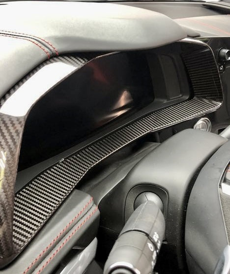Chevrolet Corvette C8 Carbon Fiber Gauge Cluster Trim Cover