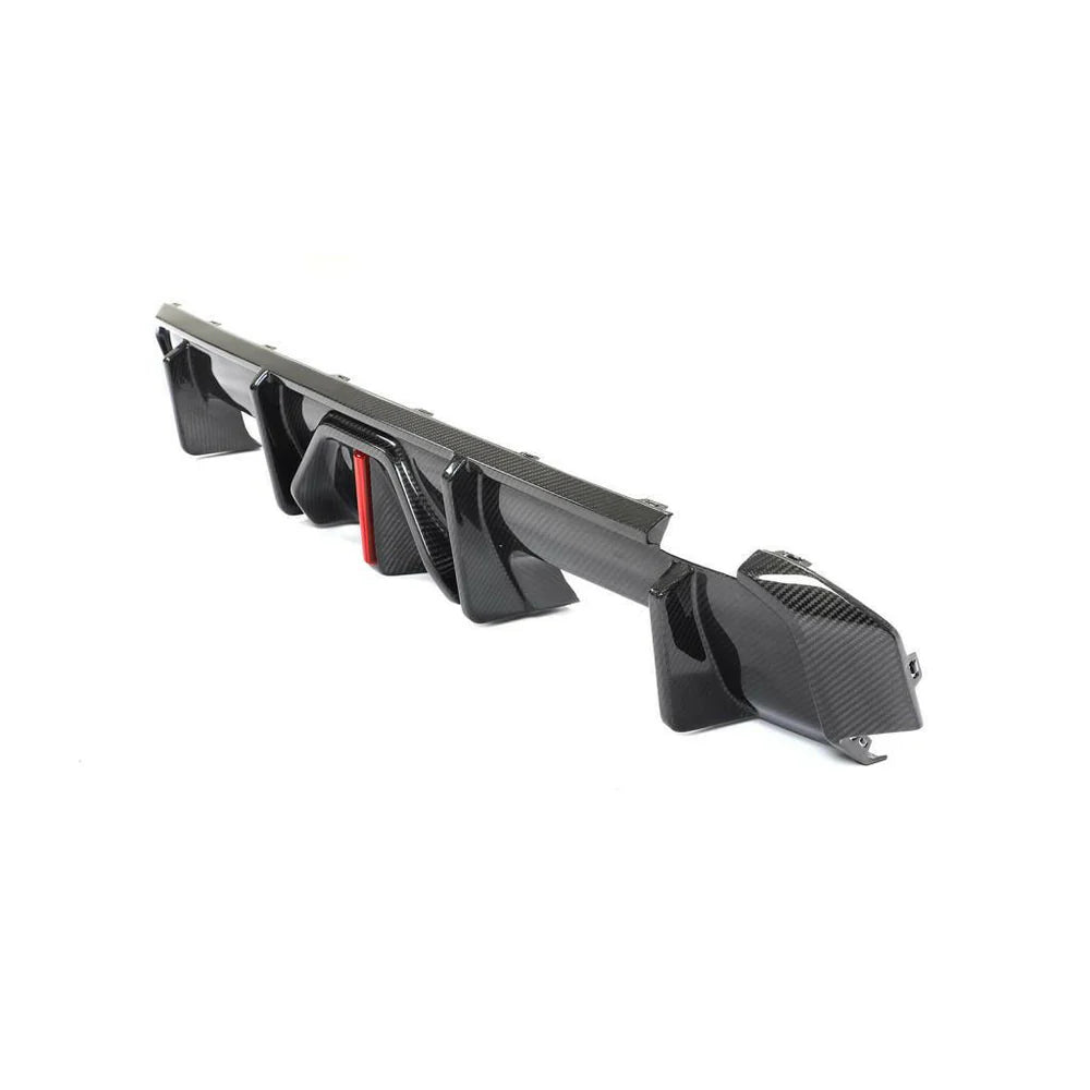 F1 STYLE V1 CARBON FIBER LED DIFFUSER AND SPLITTERS SET - BMW G80 M3 | G82 M4 - Exotics Carbon Design