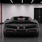 Ferrari 296 GTB BFA Style Carbon Fiber Rear Diffuser