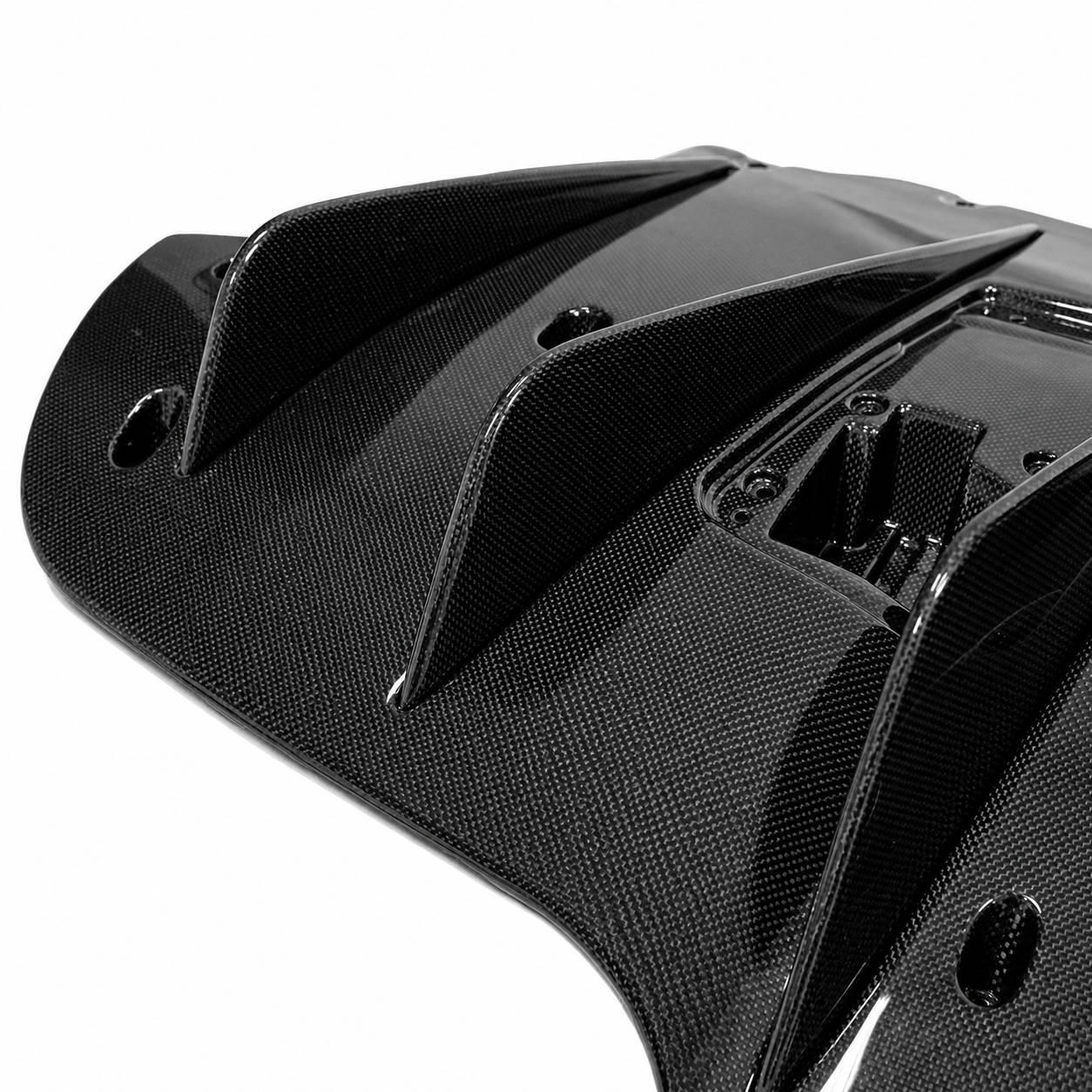 Ferrari 488 GTB - Exotic Design Carbon Fiber Rear Diffuser