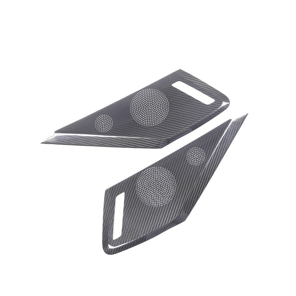 Chevrolet Corvette C8 Carbon Fiber Door Speaker Trim Covers (2020–2026