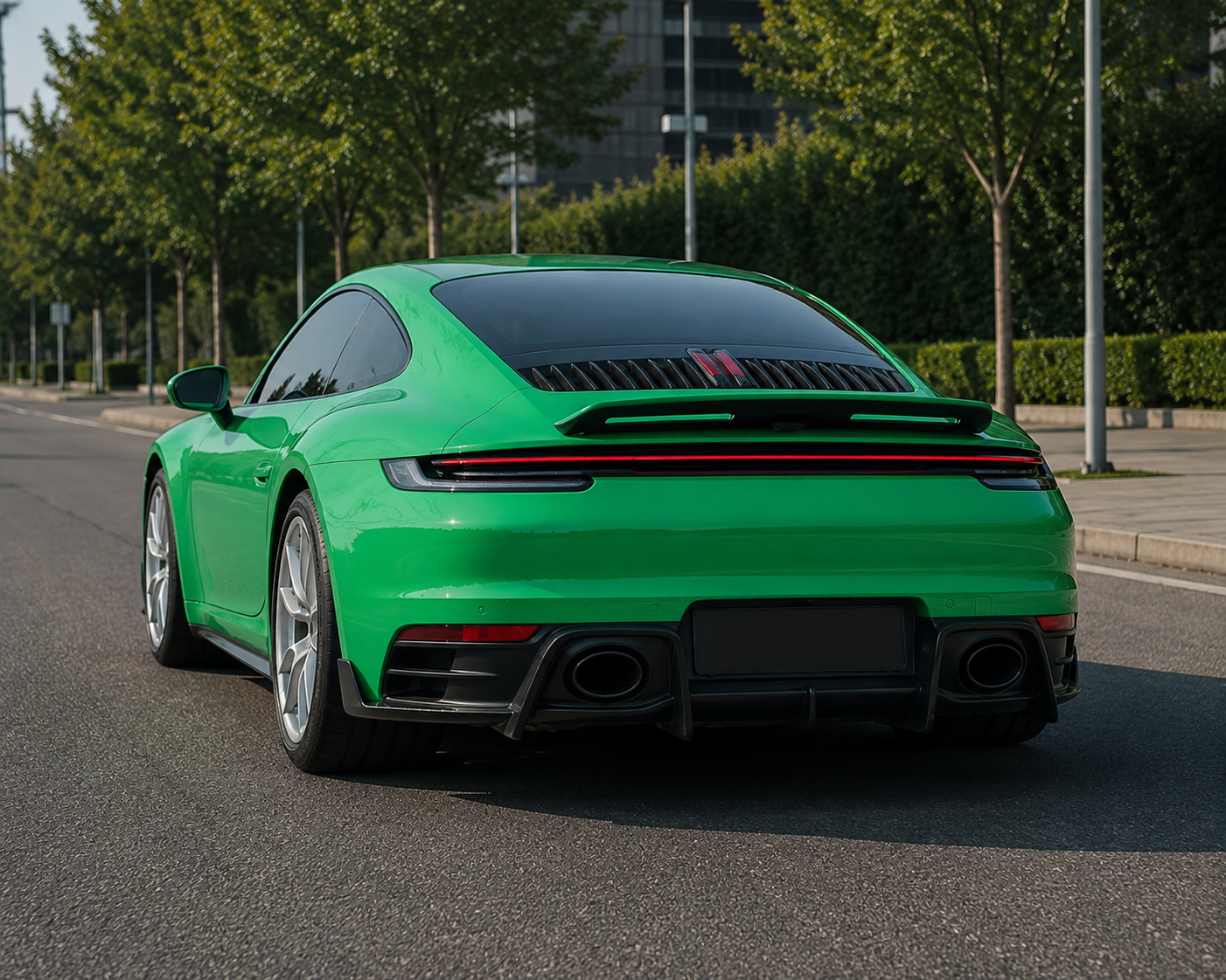 Z-Style Rear Carbon Fiber Diffuser - Porsche 911 (992)