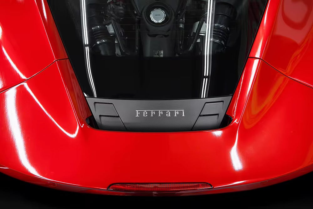 CAPRISTO STYLE CARBON REAR AIR GUIDE FOR FERRARI 488
