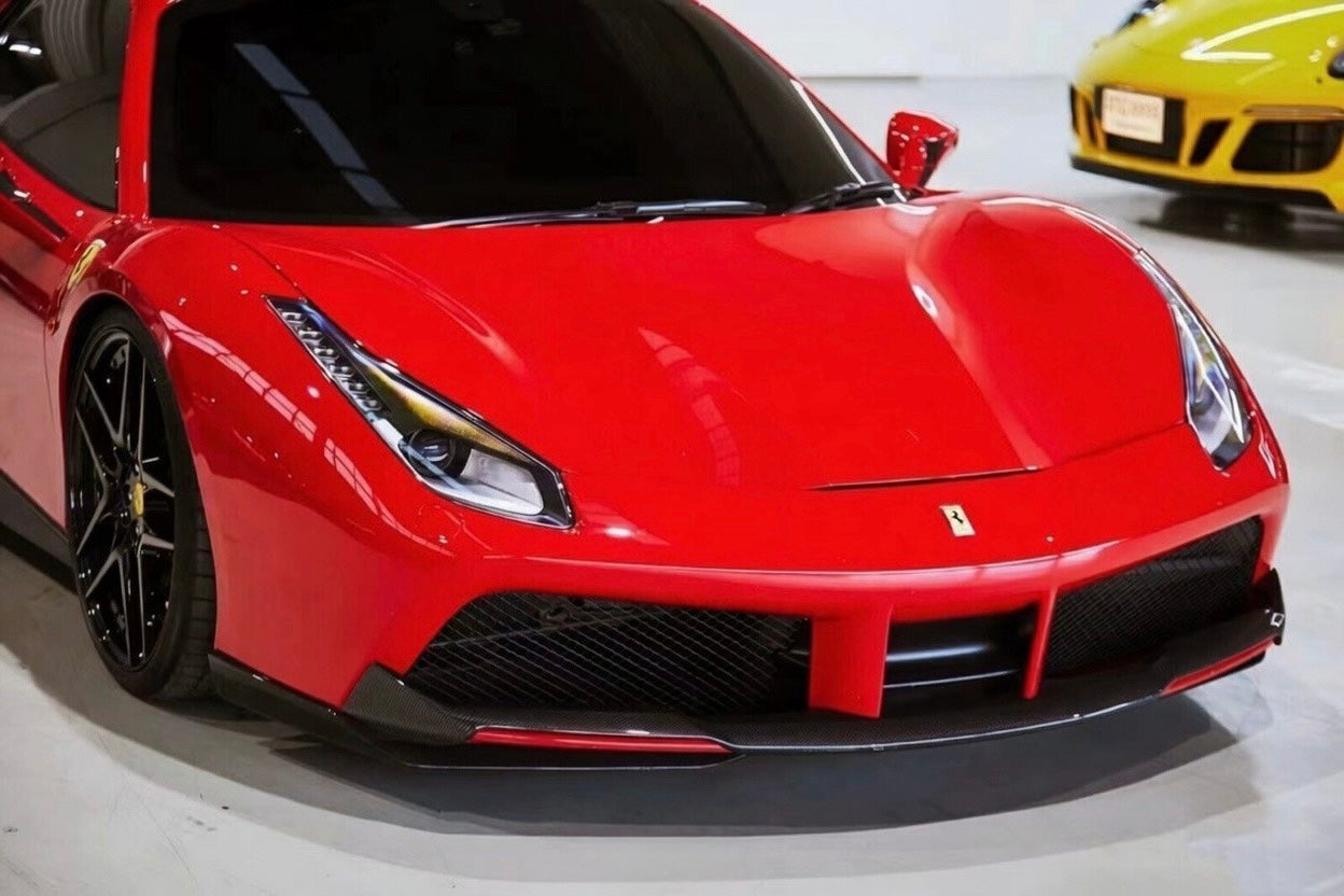 Ferrari 488 Carbon Fiber Front Splitters