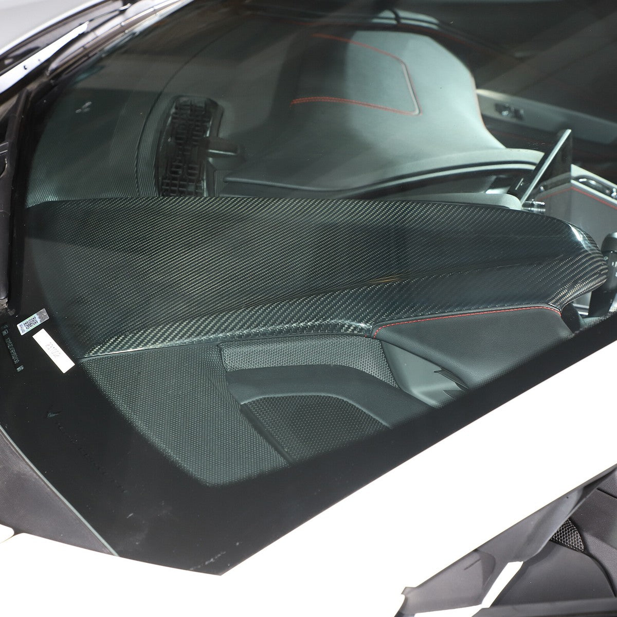 2026+ Chevrolet Corvette C8 Carbon Fiber Upper Dash Trim Cover