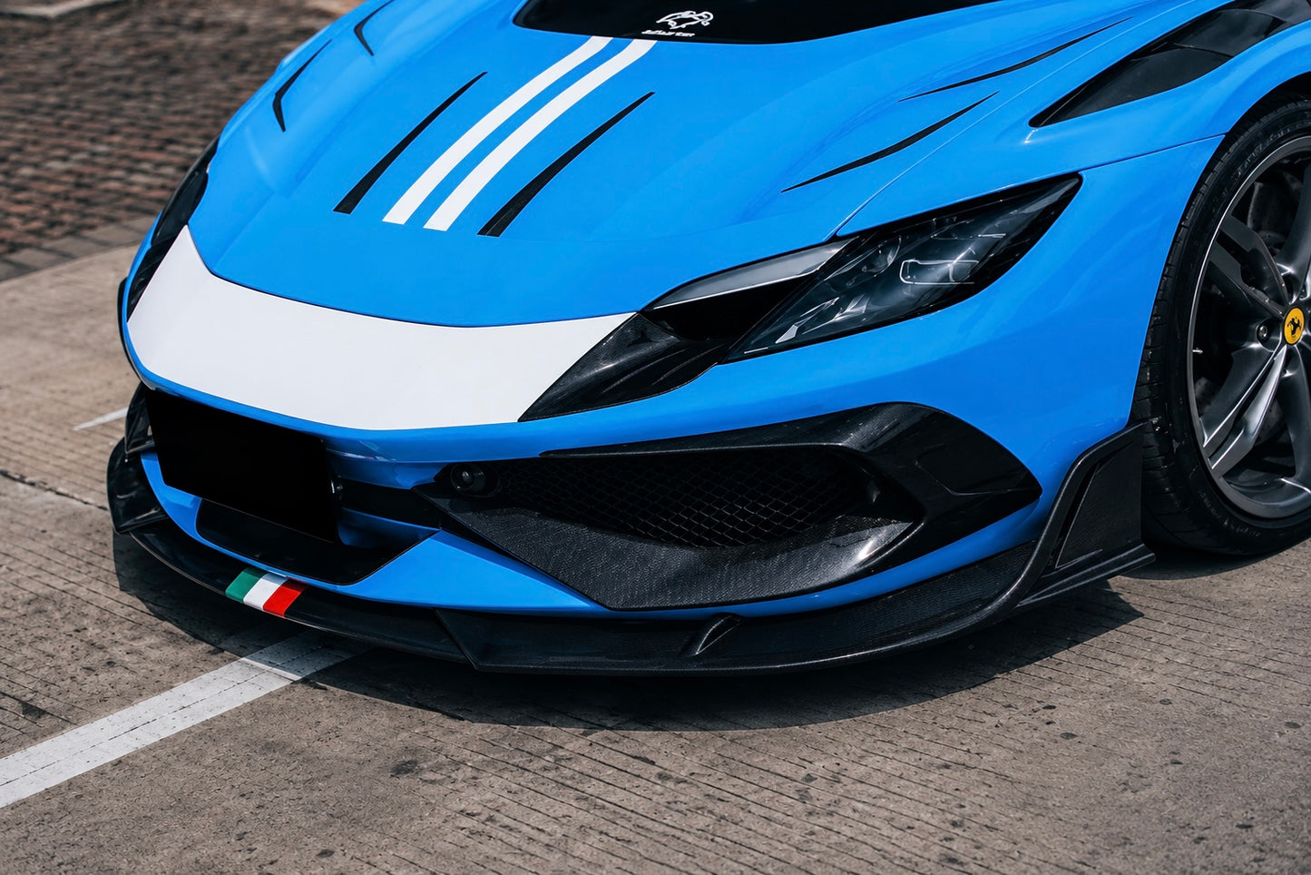 Ferrari 296 GTB - Carbon Fiber Headlight Trim