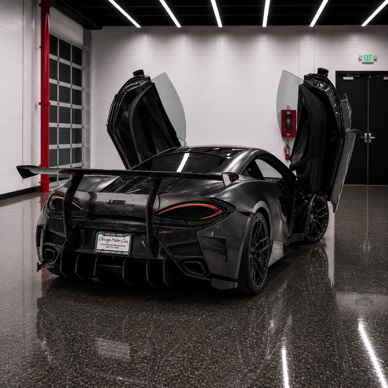 McLaren 540C / 570S GTR Style Carbon Fiber Rear Wing