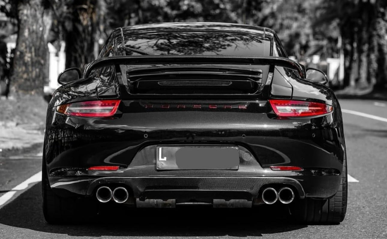 Carbon Fiber Rear Spoiler – Porsche 911 991.1 (2012–2018) - Exotics Carbon Design