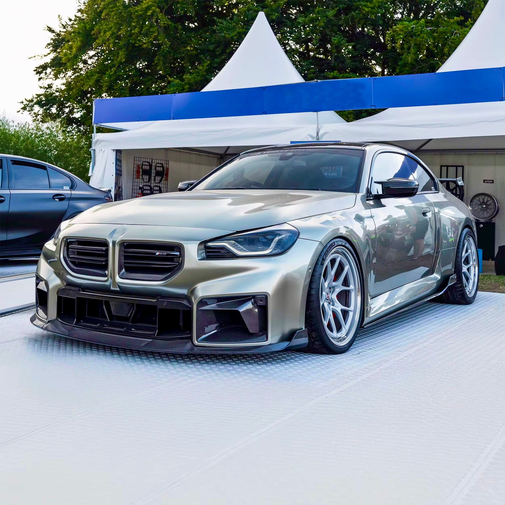 BMW G87 M2 – Carbon Fiber Lower Grille Frame - Exotics Carbon Design