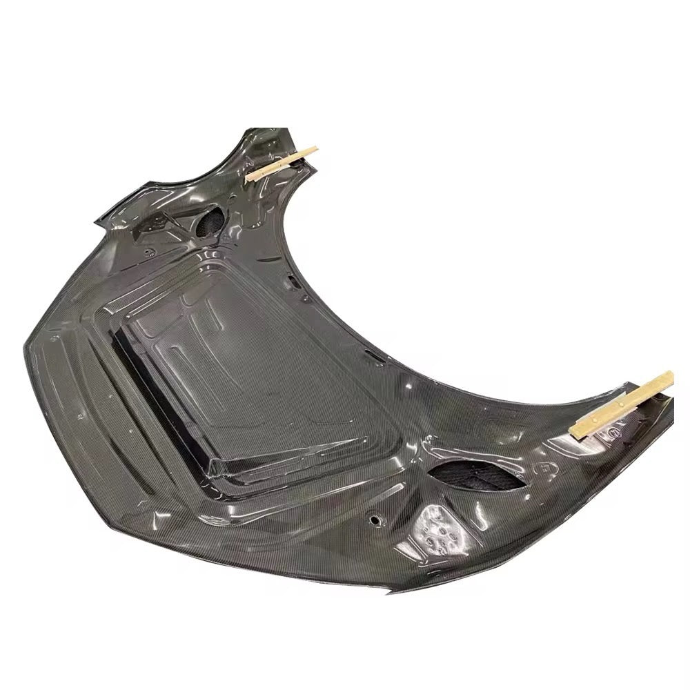 Audi R8 Gen 2 (2016-2019) - Race-Performance Style Vented Carbon Fiber Front Hood - Exotics Carbon Design