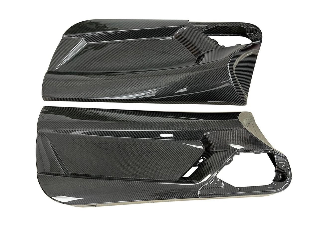 SVJ Style Carbon Fiber Inner Door Panels for Lamborghini Aventador LP700 / LP720 / LP740 - Exotics Carbon Design