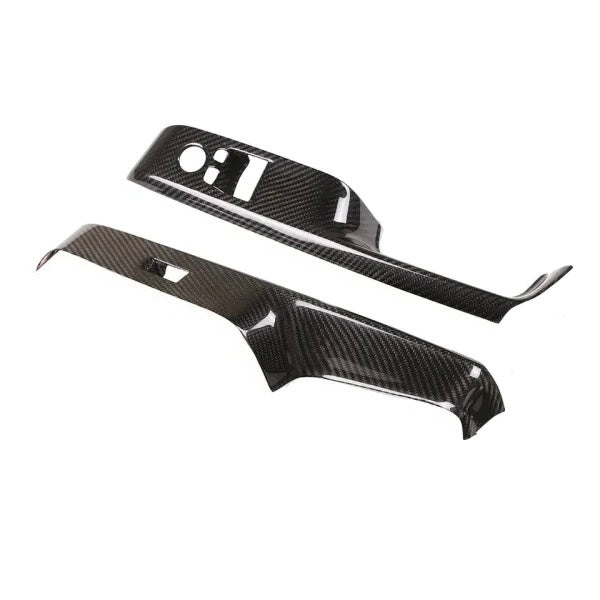 Carbon Fiber Door Switch Panel Covers – Toyota Supra A90/A91 (2019–2024) - Exotics Carbon Design