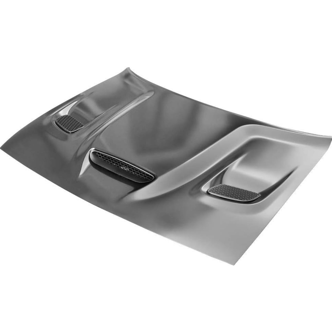 Matte Black Vented Front Hood – Dodge Challenger (2015–2022) - Exotics Carbon Design